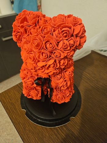 Ourson neuf  en mousse  25 cm