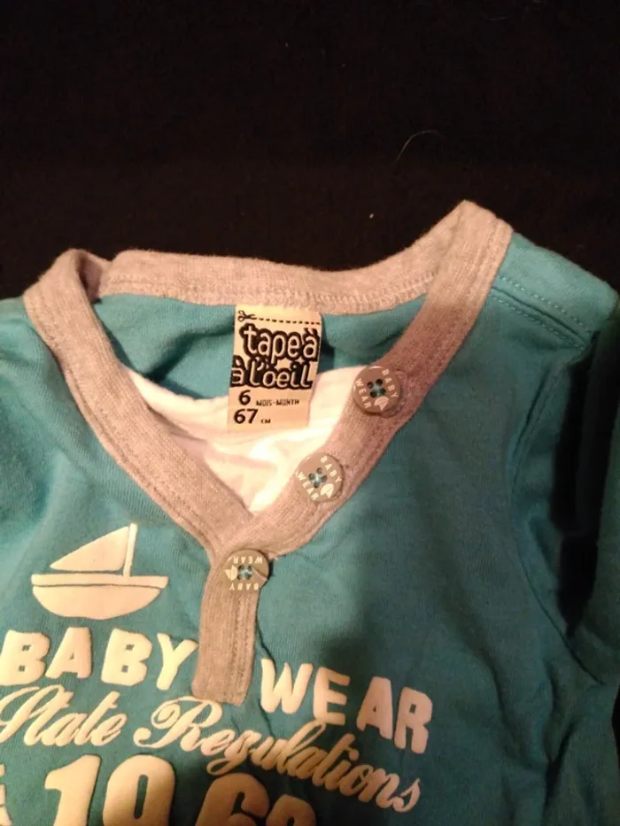 Tee shirt Bébé Garçon 6 Mois - photo numéro 5