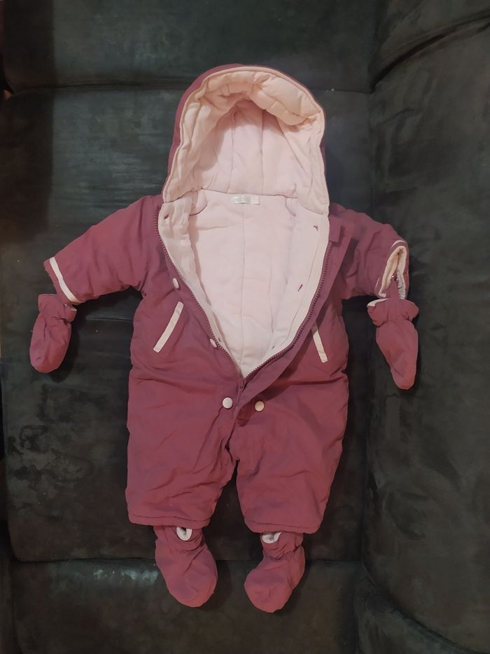 Combinaison pilote Obaïbi Violet 6 mois - photo numéro 3