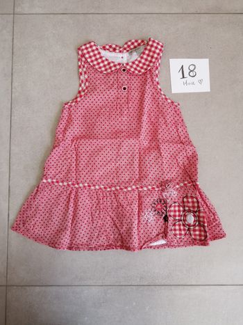 Robe  18 mois col claudine légère et Doublée