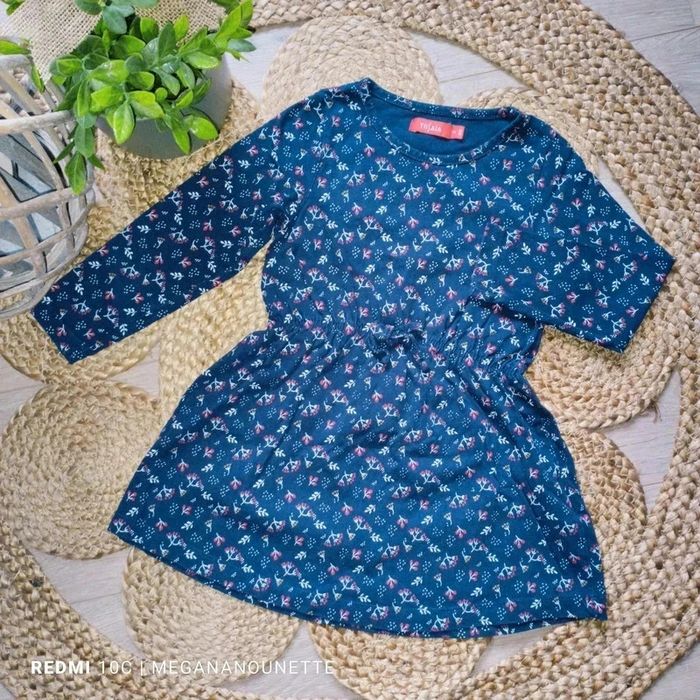 🌸 Robe Fille – Tissaia – Taille 3 ans / 98 cm 🌸 Douceur florale & charme champêtre - photo numéro 2