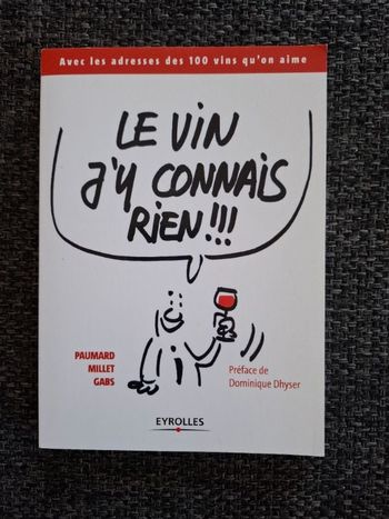 Livre Le vin j'y connais rien !! en très bon état