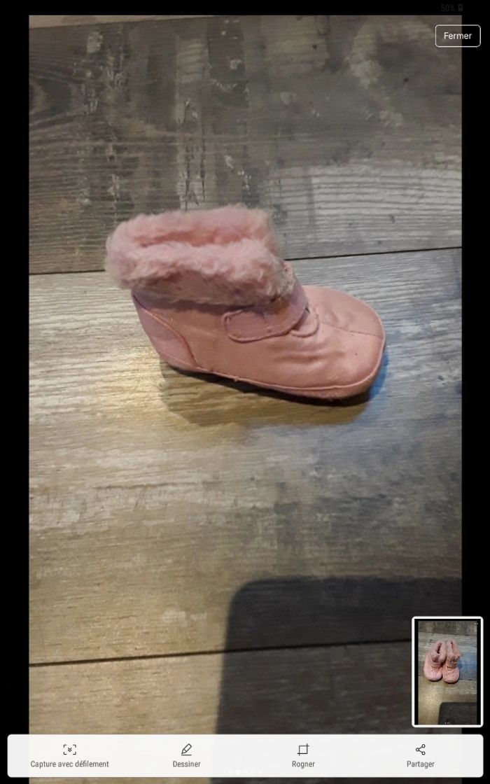 Petite botte rose - photo numéro 2