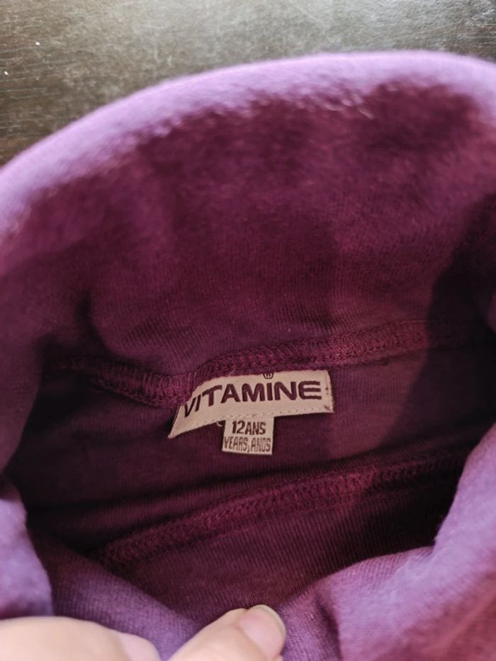 Sous pull VITAMINE - Taille 12 ANS - photo numéro 2