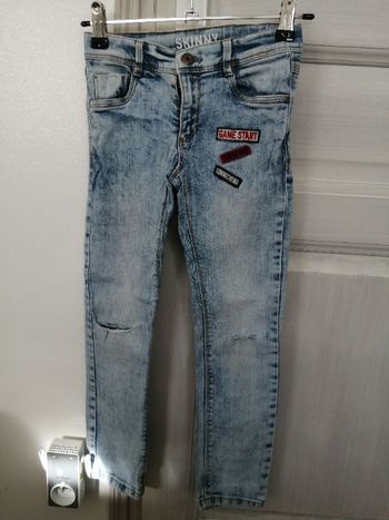 Jean garçon tape à l' oeil