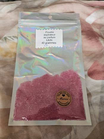 Poudre aspirateur au parfum Litchi