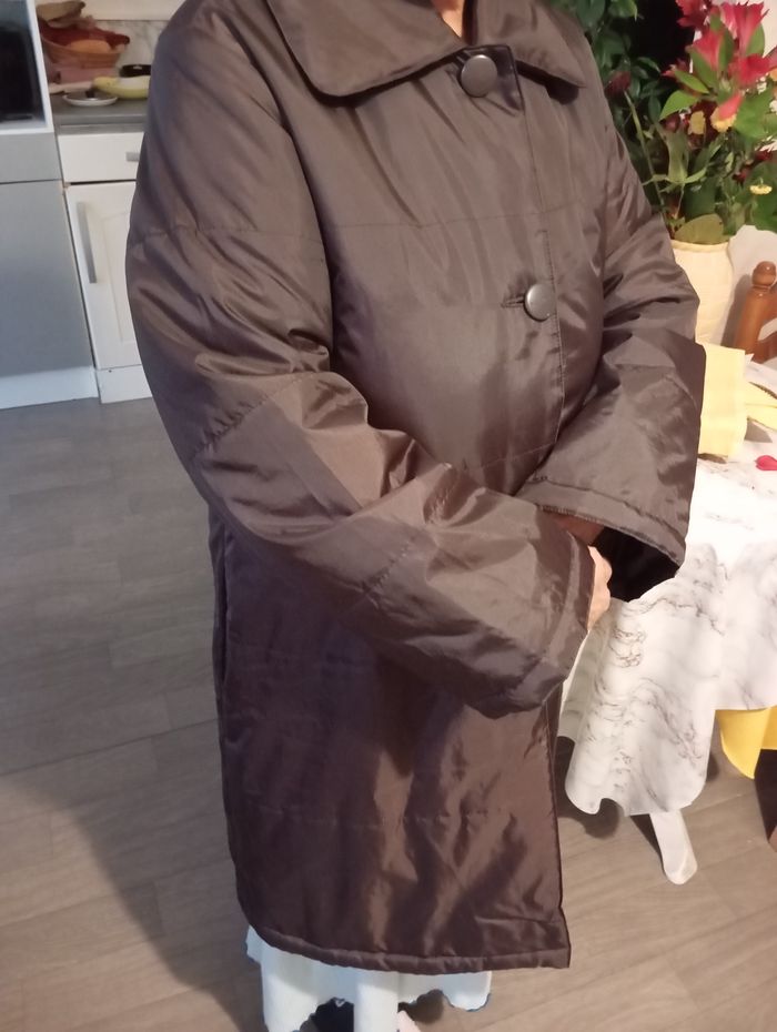 Manteau marron Balmain taille 38 M