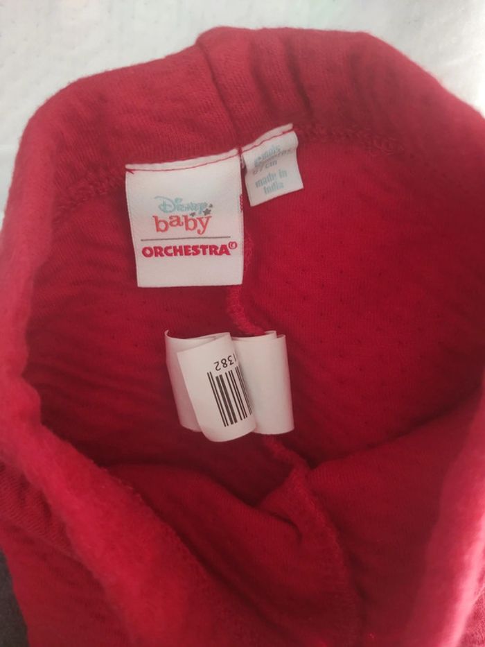 Pantalon rouge hier Minnie 6 mois - photo numéro 2