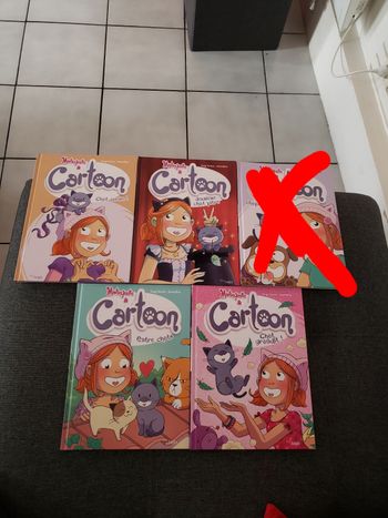 Mistinguette et Cartoon le lot de 4