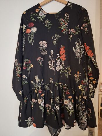 Salopette short  a fleurs zara trafaluc