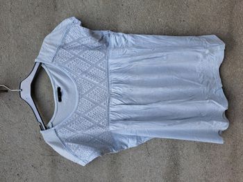 T-shirt ample bleu