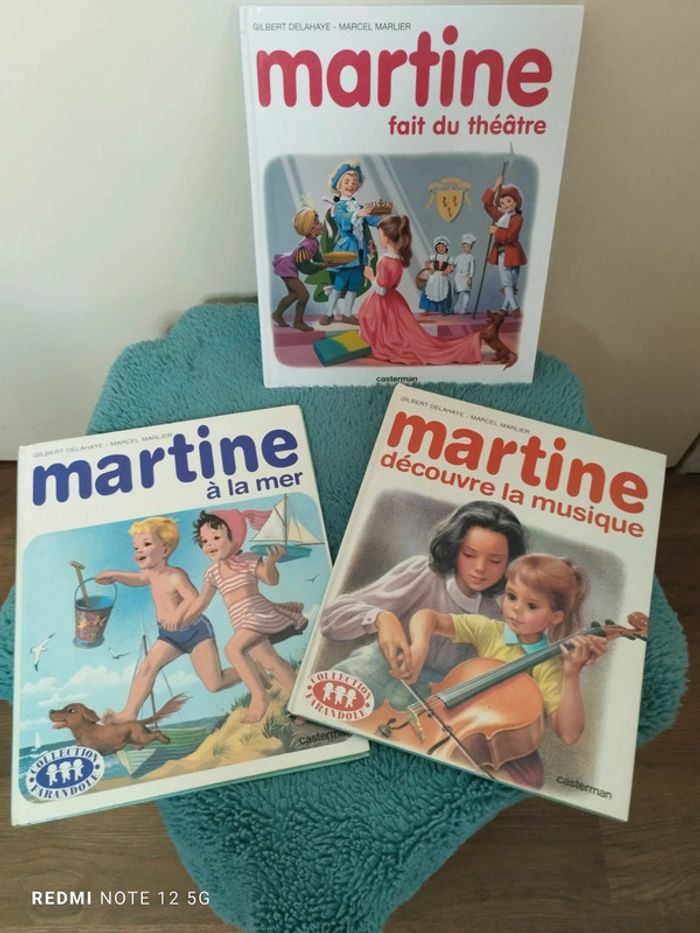 Lot de 3 livres Martine dont 2 Vintage