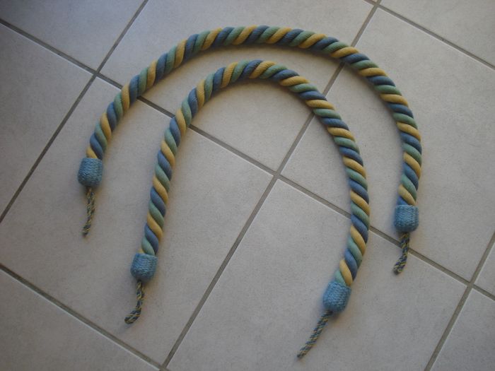 Lot de 2 attaches rideaux en corde - photo numéro 4