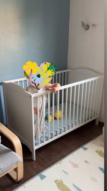 Lit bébé deux positions 