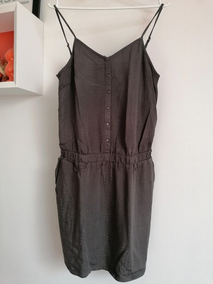 Robe fines bretelles réglables avec 2 poches Colorblock 38