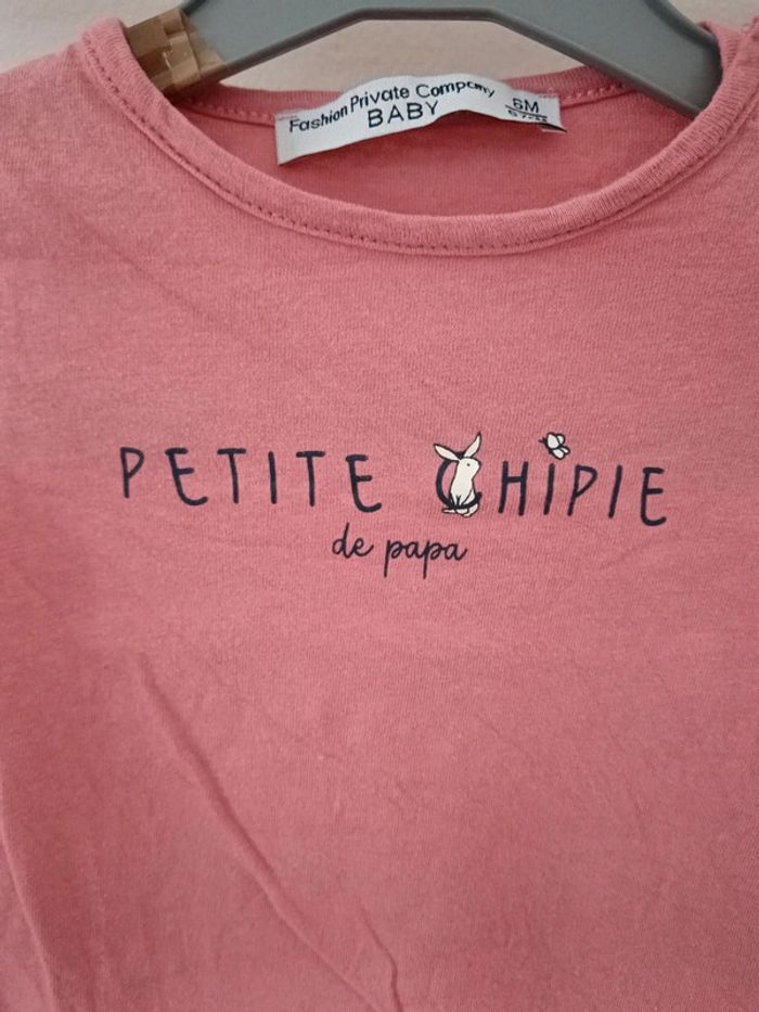 T-shirt manche longue fashion private company - photo numéro 2