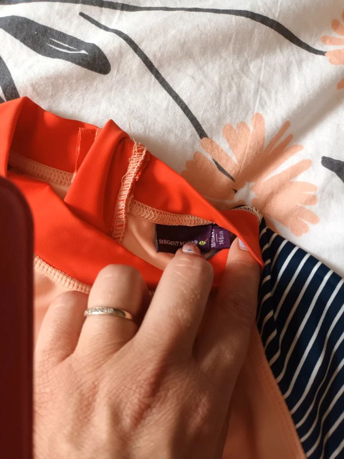 Maillot anti uv sergent major 11 ans - photo numéro 4