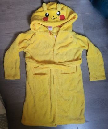 Peignoir Pikachu 7-8 ans