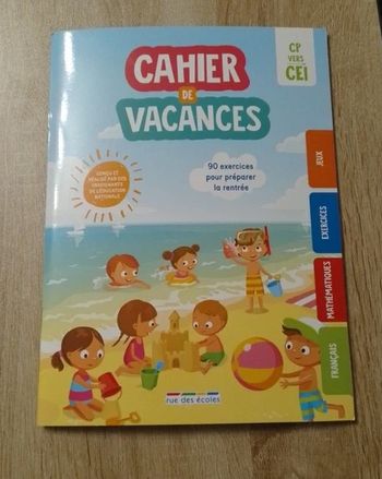 cahier de vacances du CP au CE1 édition 2025 neuf