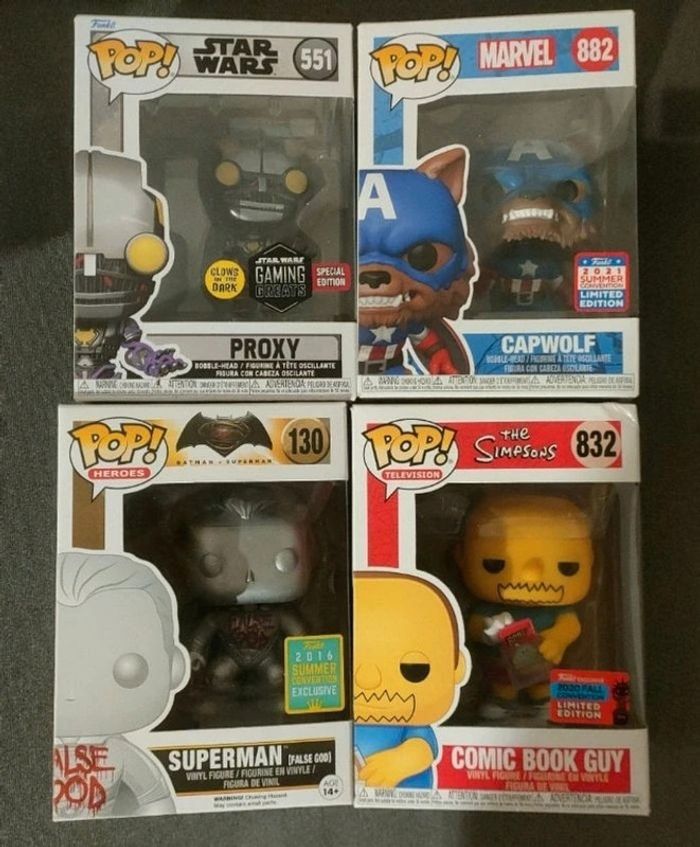 Lot Funko pop édition - photo numéro 2
