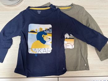 Lot de 2 t-shirt manches longues Obaibi