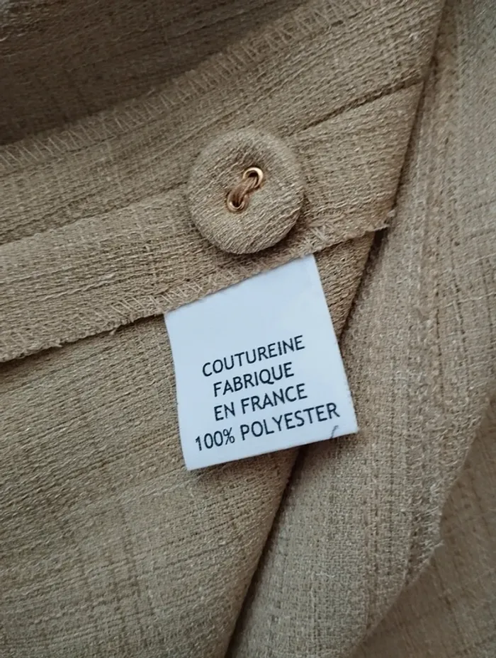 Chemise épaisse ou blazer Made in France taille 44 vintage Coutureine - photo numéro 7