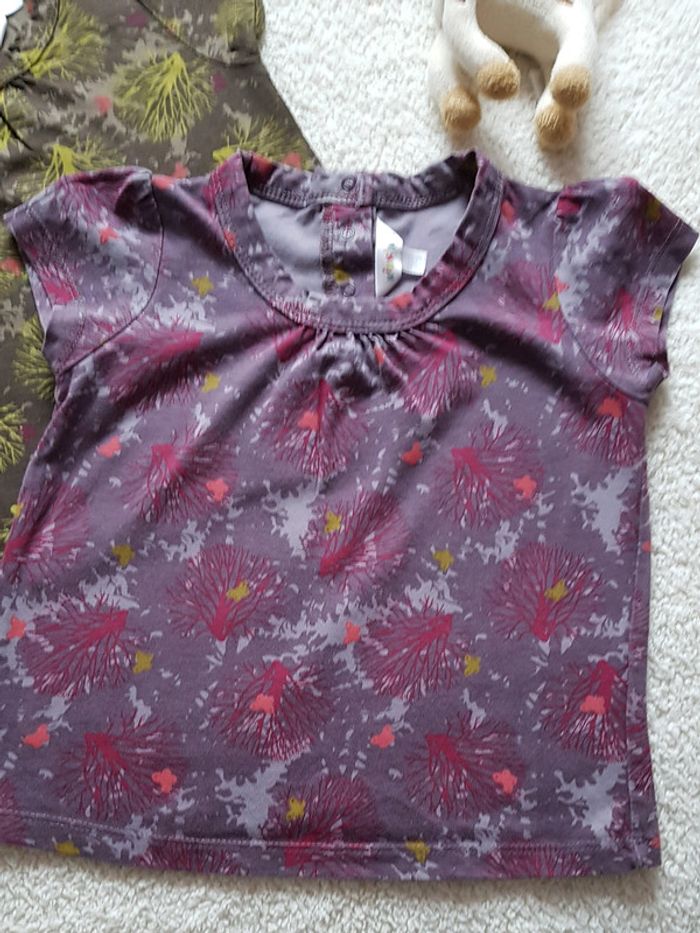 Lot de 2 T-shirt manches courtes 18 mois - photo numéro 2