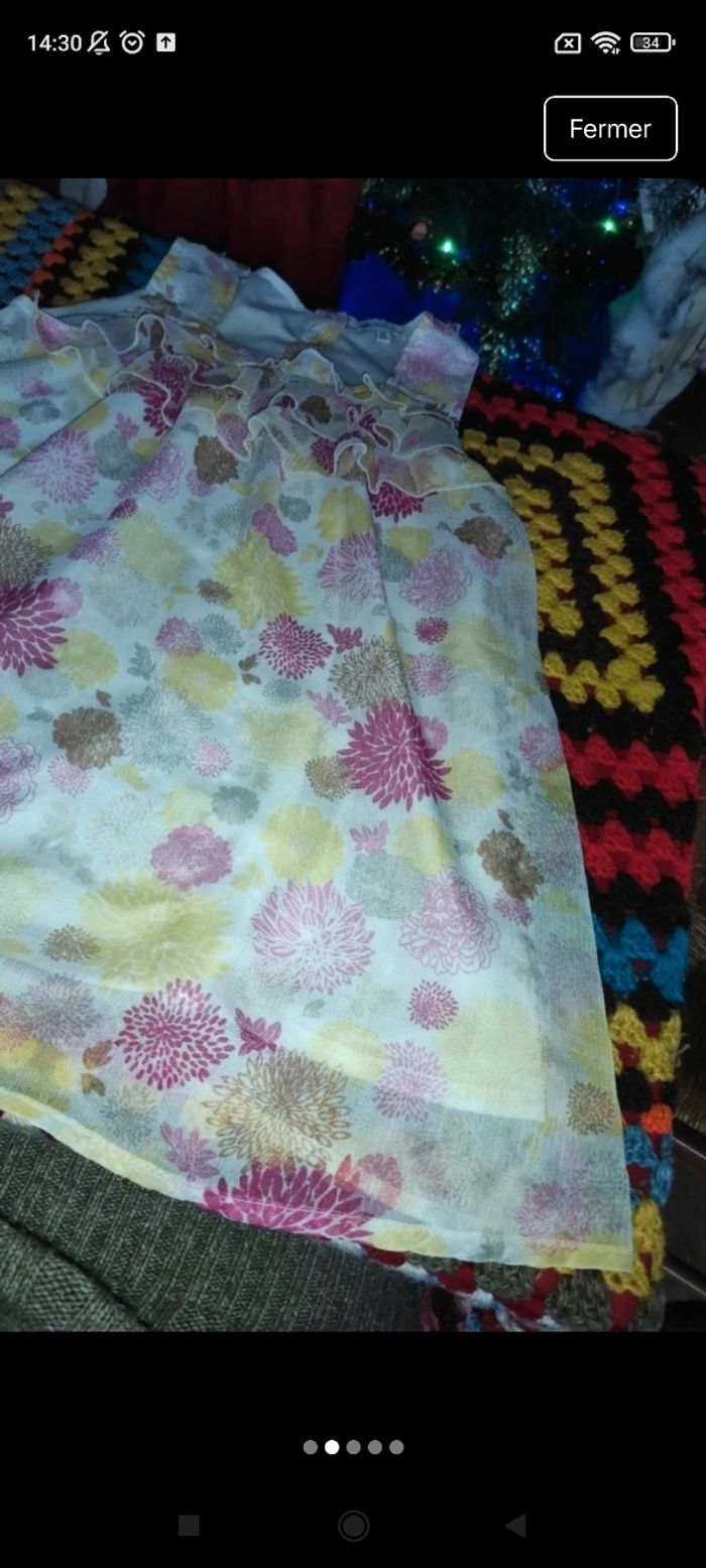 Très belle tunique longue fille e8 - photo numéro 4