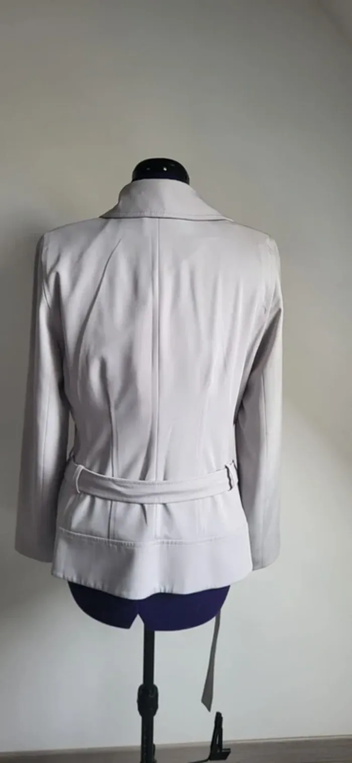 Veste gris clair asymétrique Garou Patrick Mendes - photo numéro 8