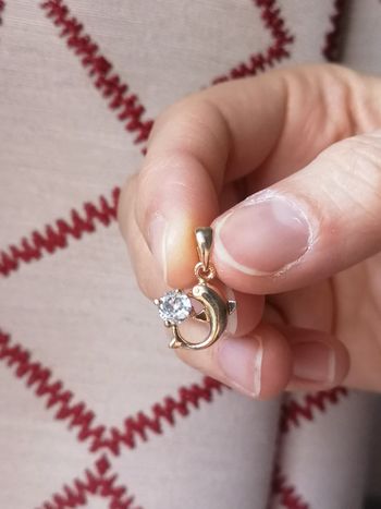 Pendentif plaqué or