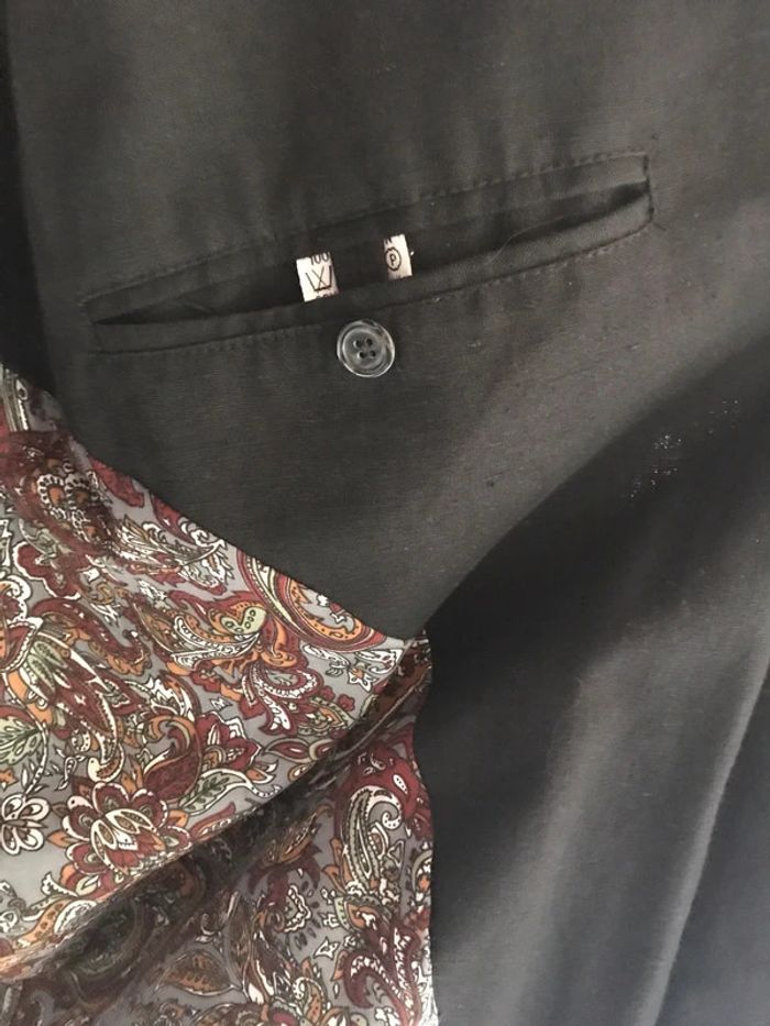 🌟Très sympa veste costume vinci united homme carrure 56 cm 🌟 - photo numéro 12