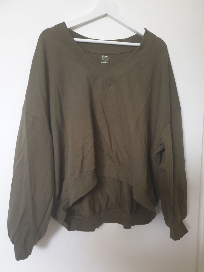 Lot de 2 pulls gris et kaki