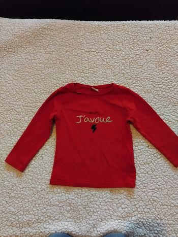 Tee shirt manche longue fille