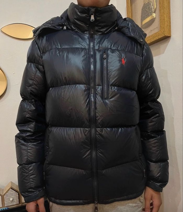 Doudoune Ralph Lauren bleu marine