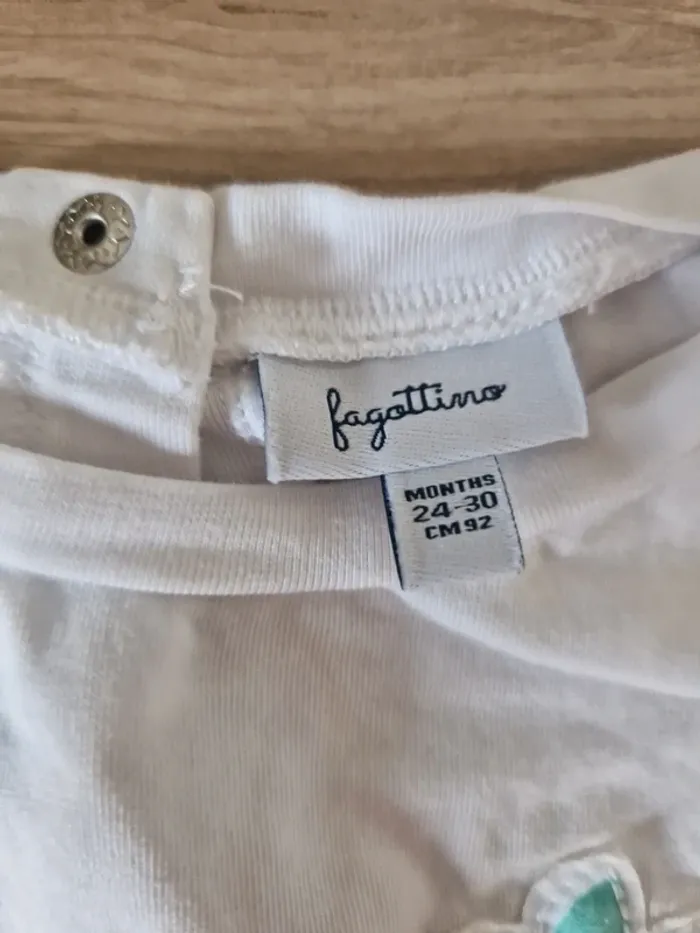 Ensemble fille Fagottino – t-shirt + jupe – taille 24-30 mois - photo numéro 3