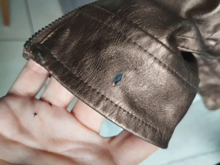 Veste cuivre simili fille 10 ans - photo numéro 6