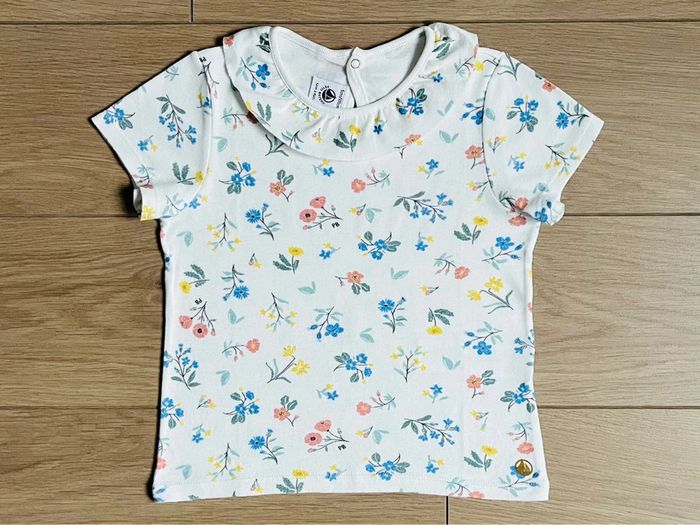 Ensemble short en bouclette éponge et t-shirt en coton Petit bateau T-5 ans - photo numéro 3