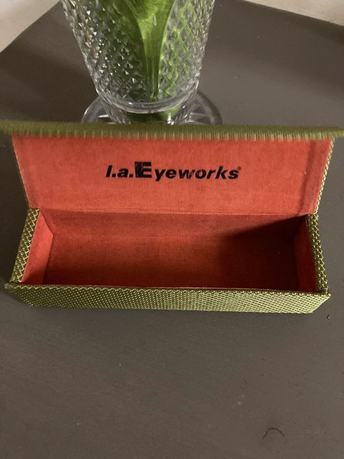 Étui à  lunettes vert - photo numéro 3
