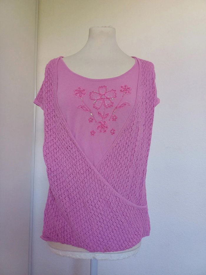 Tee shirt pull fleurs 🌸 - photo numéro 1