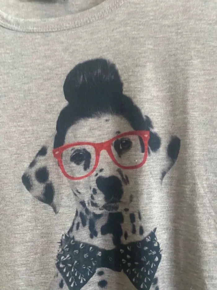 Tee-shirt “Dalmatien stylé” I Love LFM Taille 38 – Fun et tendance pour la rentrée ! - photo numéro 3