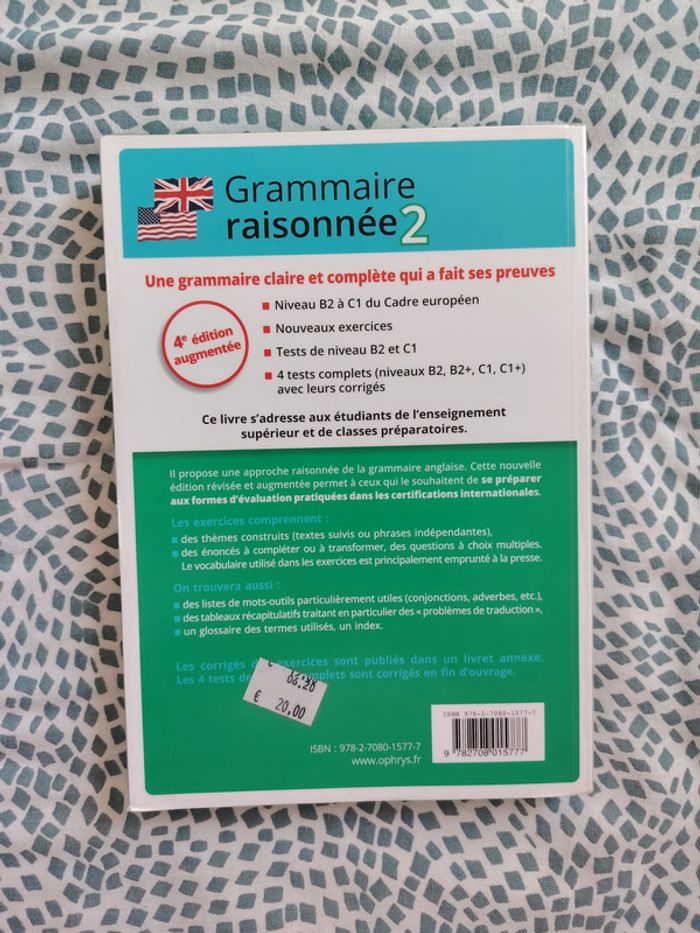 Livre Grammaire Raisonnée 2 - photo numéro 2