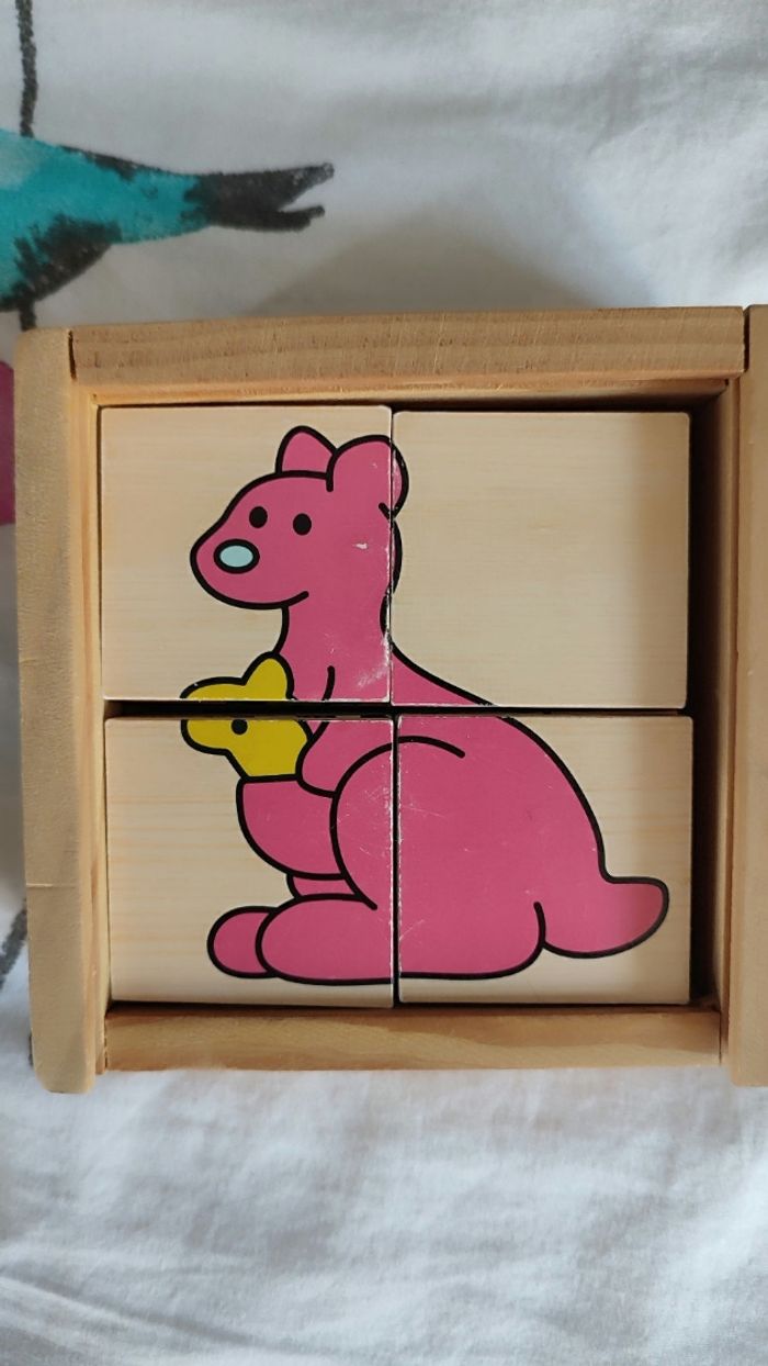 Jeux en bois boîte avec puzzles - photo numéro 10