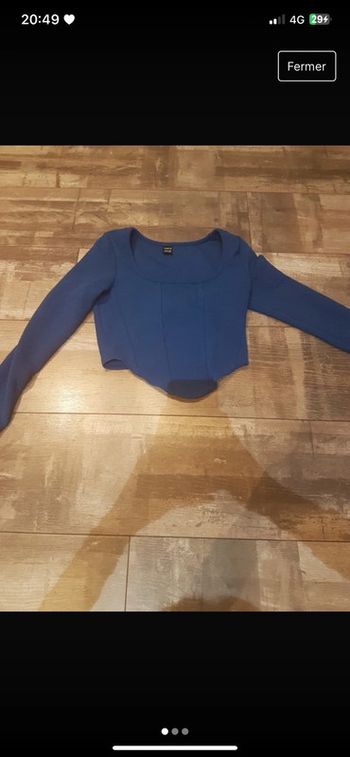 Top bleu xs