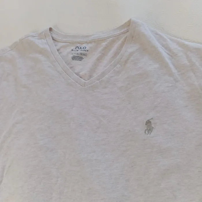 Polo Ralph Lauren T-shirt Pour Hommes Taille XL Couleur Beige Clair - photo numéro 2