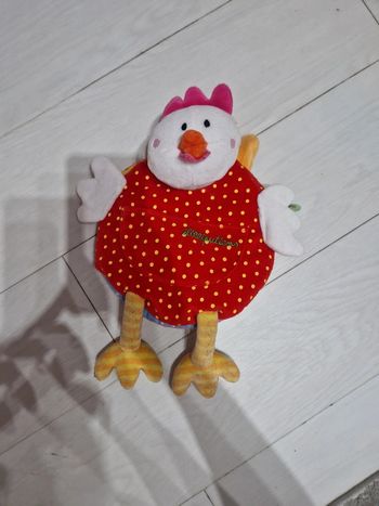 Livre en tissu poule