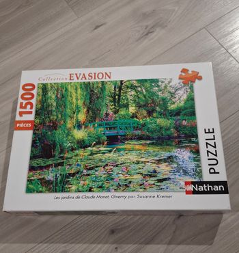 Puzzle 1500 pièces Les jardins de Claude Monet