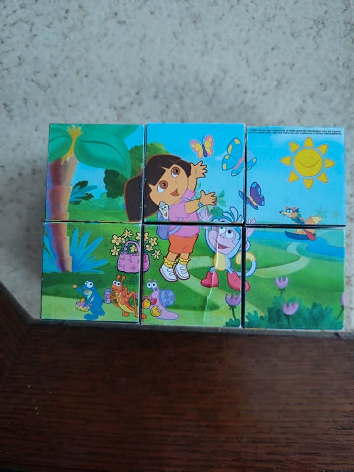 2€ Puzzle cubes 6 faces Dora l'exploratrice - Y2K 2004 - photo numéro 8
