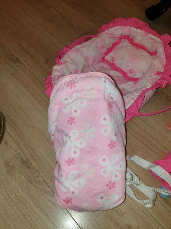 Ensemble poupée couffin porte bébé - photo numéro 7