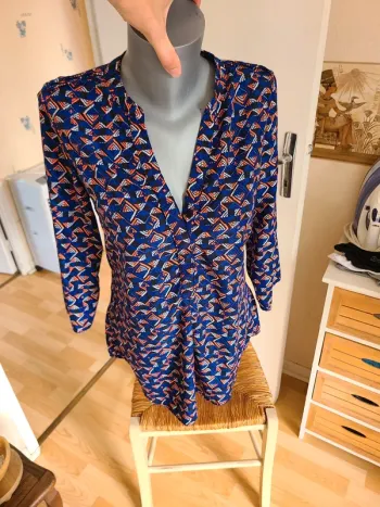 Belle blouse bleu