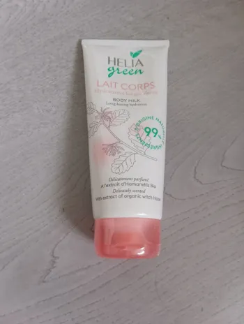 Lait corps hydratant Helia green